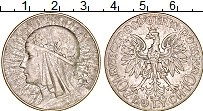 Продать Монеты Польша 10 злотых 1933 Серебро