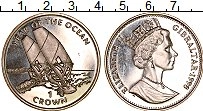 Продать Монеты Гибралтар 1 крона 1998 Медно-никель