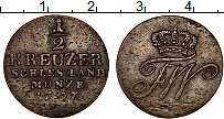 Продать Монеты Бранденбург 1/2 крейцера 1797 Медь
