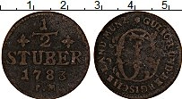 Продать Монеты Юлих-Берг 1/2 стюбера 1784 Медь