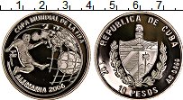Продать Монеты Куба 10 песо 2006 Серебро