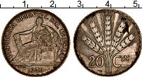 Продать Монеты Уругвай 20 сентесим 1930 Серебро