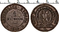 Продать Монеты Италия 1 байоччи 1849 Медь