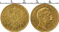 Продать Монеты Пруссия 20 марок 1901 Золото