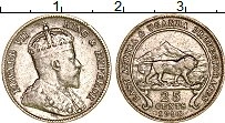 Продать Монеты Восточная Африка 25 центов 1906 Серебро