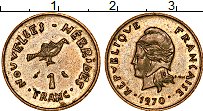 Продать Монеты Новые Гебриды 1 франк 1970 Медь