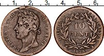 Продать Монеты Франция 10 сантим 1828 Медь