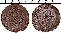 Продать Монеты 1762 – 1796 Екатерина II 5 копеек 1782 Медь