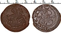 Продать Монеты 1762 – 1796 Екатерина II 2 копейки 1775 Медь