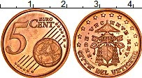 Продать Монеты Ватикан 5 евроцентов 2005 Бронза