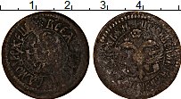 Продать Монеты 1689 – 1725 Петр I 1 деньга 0 Медь