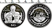Продать Монеты Либерия 10 долларов 1995 Серебро