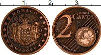 Продать Монеты Монако 2 евроцента 2001 сталь с медным покрытием