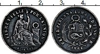 Продать Монеты Перу 1/5 соля 1892 Серебро
