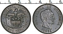 Продать Монеты Колумбия 50 сентаво 1922 Серебро