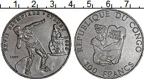 Продать Монеты Конго 100 франков 1999 Медно-никель
