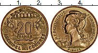 Продать Монеты Коморские острова 20 франков 1964 Латунь