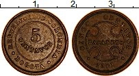Продать Монеты Колумбия 5 сентаво 1901 Медь