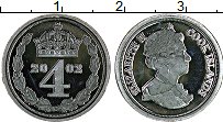 Продать Монеты Острова Кука 10 сентаво 2002 Серебро
