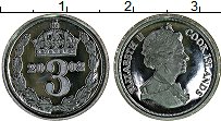 Продать Монеты Острова Кука 3 цента 2002 Серебро