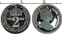Продать Монеты Острова Кука 2 цента 2002 Серебро