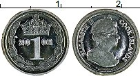Продать Монеты Острова Кука 1 цент 2002 Серебро
