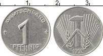 Продать Монеты ГДР 1 пфенниг 1952 Алюминий