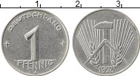 Продать Монеты ГДР 1 пфенниг 1952 Алюминий