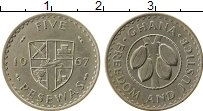 Продать Монеты Гана 5 песев 1965 Медно-никель