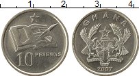 Продать Монеты Гана 10 песев 2007 Медно-никель