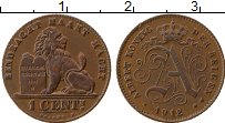 Продать Монеты Бельгия 1 сантим 1912 Медь