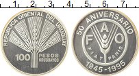 Продать Монеты Уругвай 100 песо 1995 Серебро