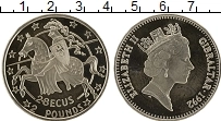 Продать Монеты Гибралтар 2,8 экю 1992 Медно-никель