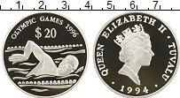 Продать Монеты Тувалу 20 долларов 1994 Серебро