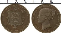 Продать Монеты Остров Джерси 1/13 шиллинга 1860 Медь