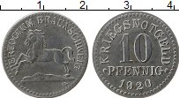 Продать Монеты Нотгельды 10 пфеннигов 1920 Железо