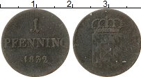 Продать Монеты Бавария 1 пфенниг 1834 Медь