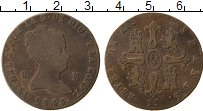 Продать Монеты Испания 8 мараведи 1842 Медь