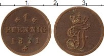 Продать Монеты Мекленбург-Шверин 1 пфенниг 1831 Медь