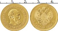 Продать Монеты 1881 – 1894 Александр III 5 рублей 1886 Золото