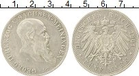Продать Монеты Саксе-Мейнинген 5 марок 1901 Серебро