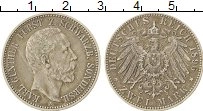 Продать Монеты Шварцбург-Зондерхаузен 2 марки 1896 Серебро