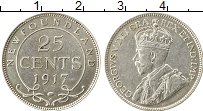 Продать Монеты Ньюфаундленд 25 центов 1917 Серебро