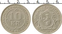 Продать Монеты Гренландия 10 крон 1922 Медно-никель