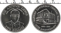 Продать Монеты Карибы 2 доллара 1993 Медно-никель