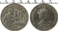 Продать Монеты Остров Святой Елены 50 пенсов 1986 Медно-никель