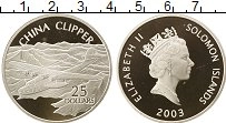 Продать Монеты Соломоновы острова 25 долларов 2003 Серебро