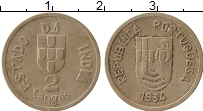 Продать Монеты Португальская Индия 2 таньга 1934 Медно-никель