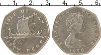 Продать Монеты Остров Мэн 50 пенсов 1976 Медно-никель