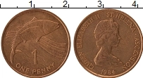 Продать Монеты Остров Святой Елены 1 пенни 1984 Бронза